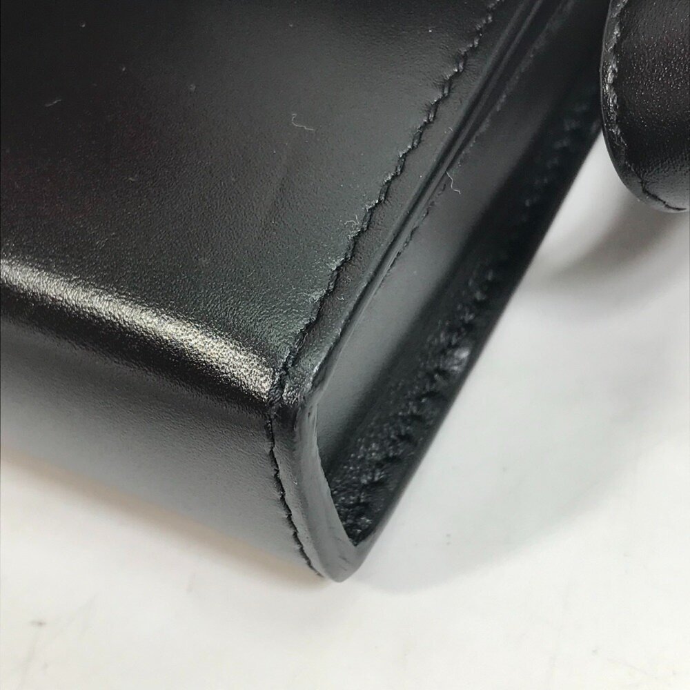 CHRISTIAN DIOR Black Leather Pochette Shoulder Bag - Picture 10 of 16